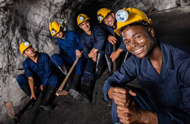 Team of miners